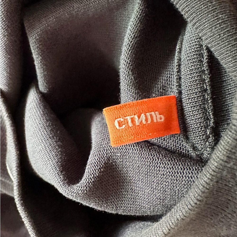 Heron Preston “Style” Black Long Sleeve Turtle Neck Tee - Picture 7 of 16